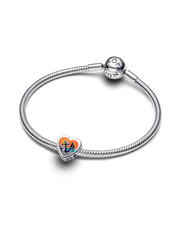 Rhode Island Heart Charm - Sterling silver