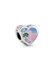 South Carolina Heart Charm - Sterling silver