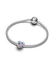 South Carolina Heart Charm - Sterling silver