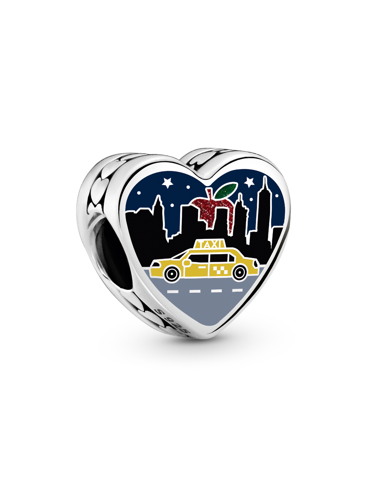 Sleepless in New York Charm - Sterling silver