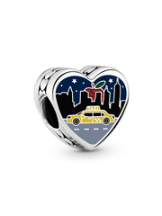 Sleepless in New York Charm - Sterling silver