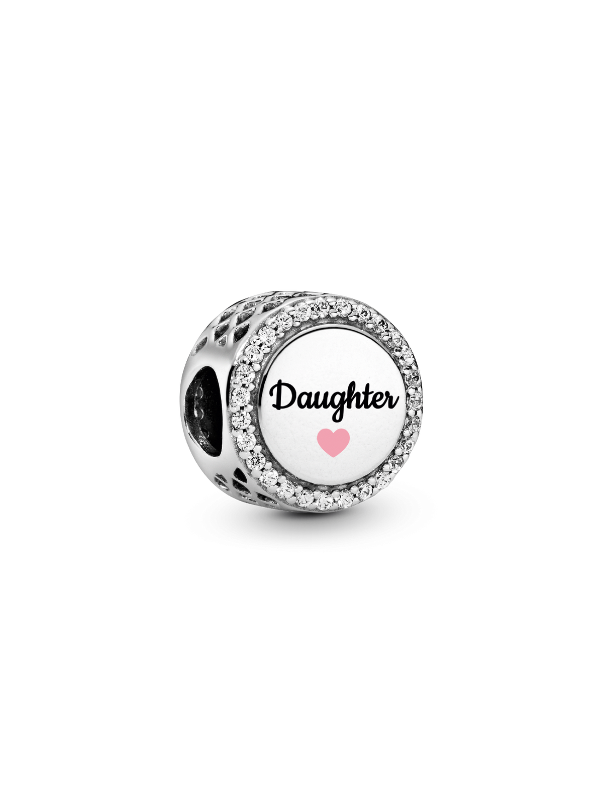 FINAL SALE - Daughter Charm - Sterling silver