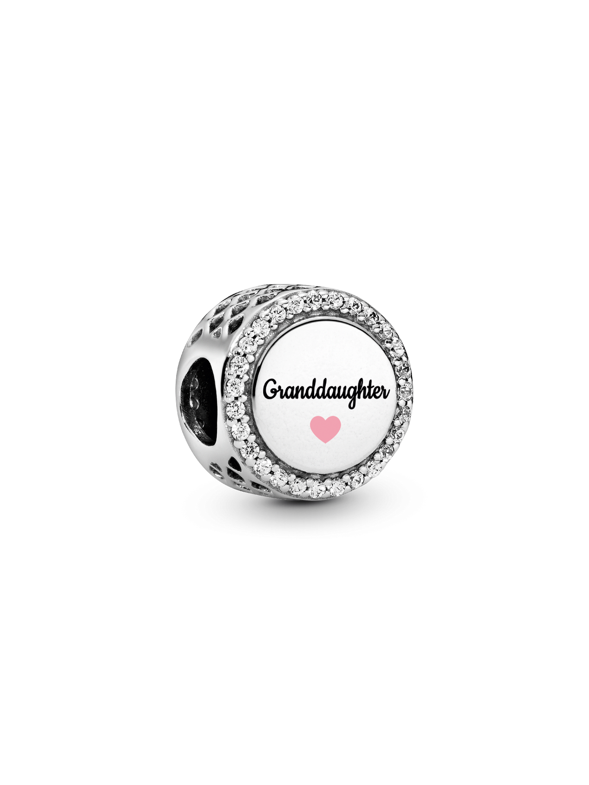 FINAL SALE - Granddaughter Charm - Sterling silver
