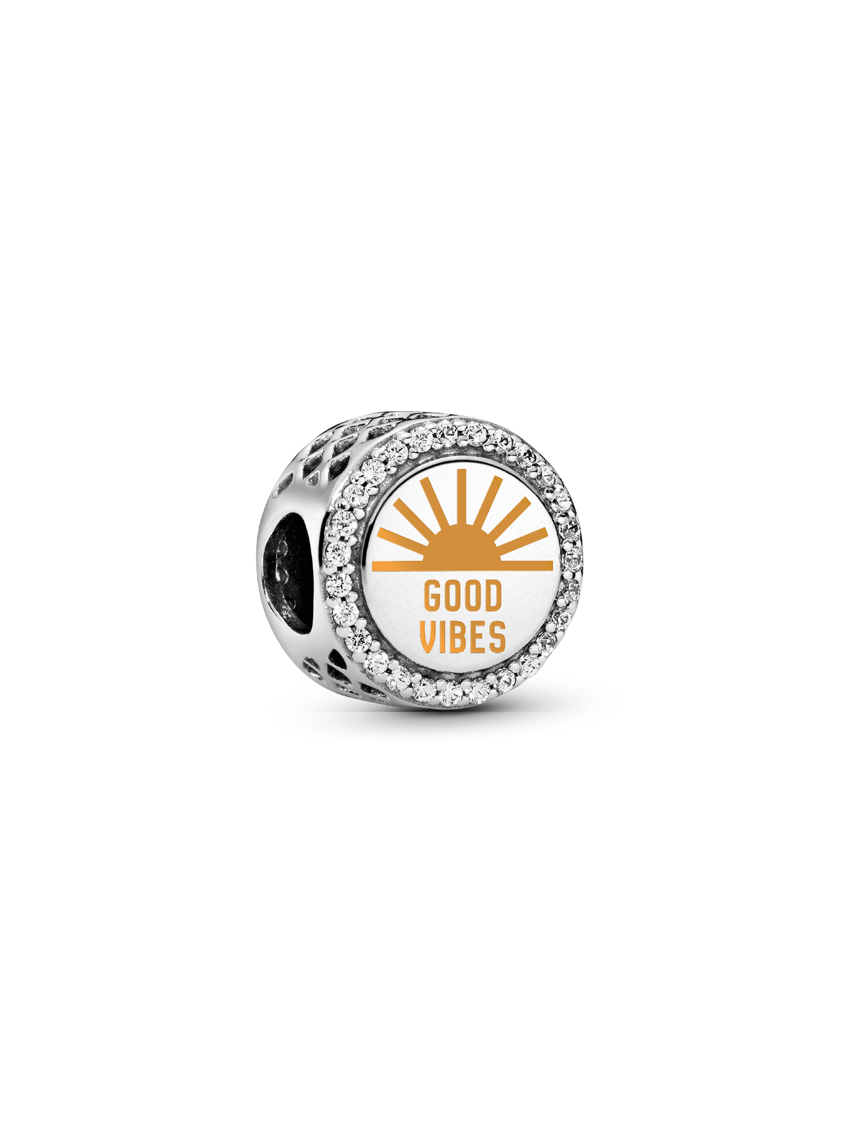 Good Vibes Charm - Sterling silver