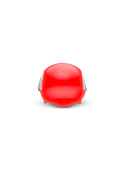 Red Football Helmet Charm - Sterling silver