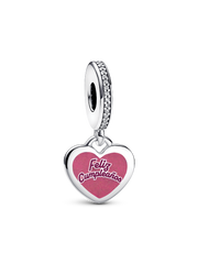 Feliz Cumpleanos Dangle Charm - Sterling silver