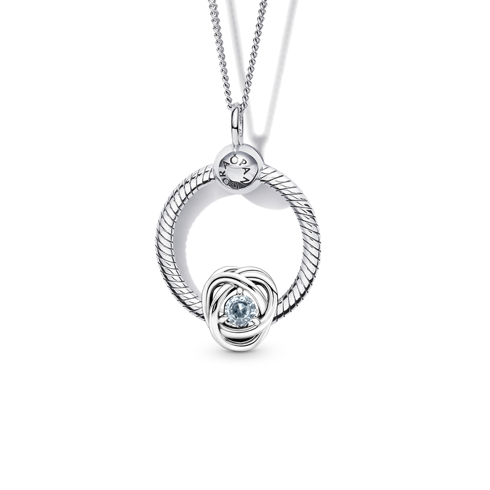 March Birthday Necklace Set