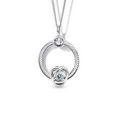 March Birthday Necklace Set