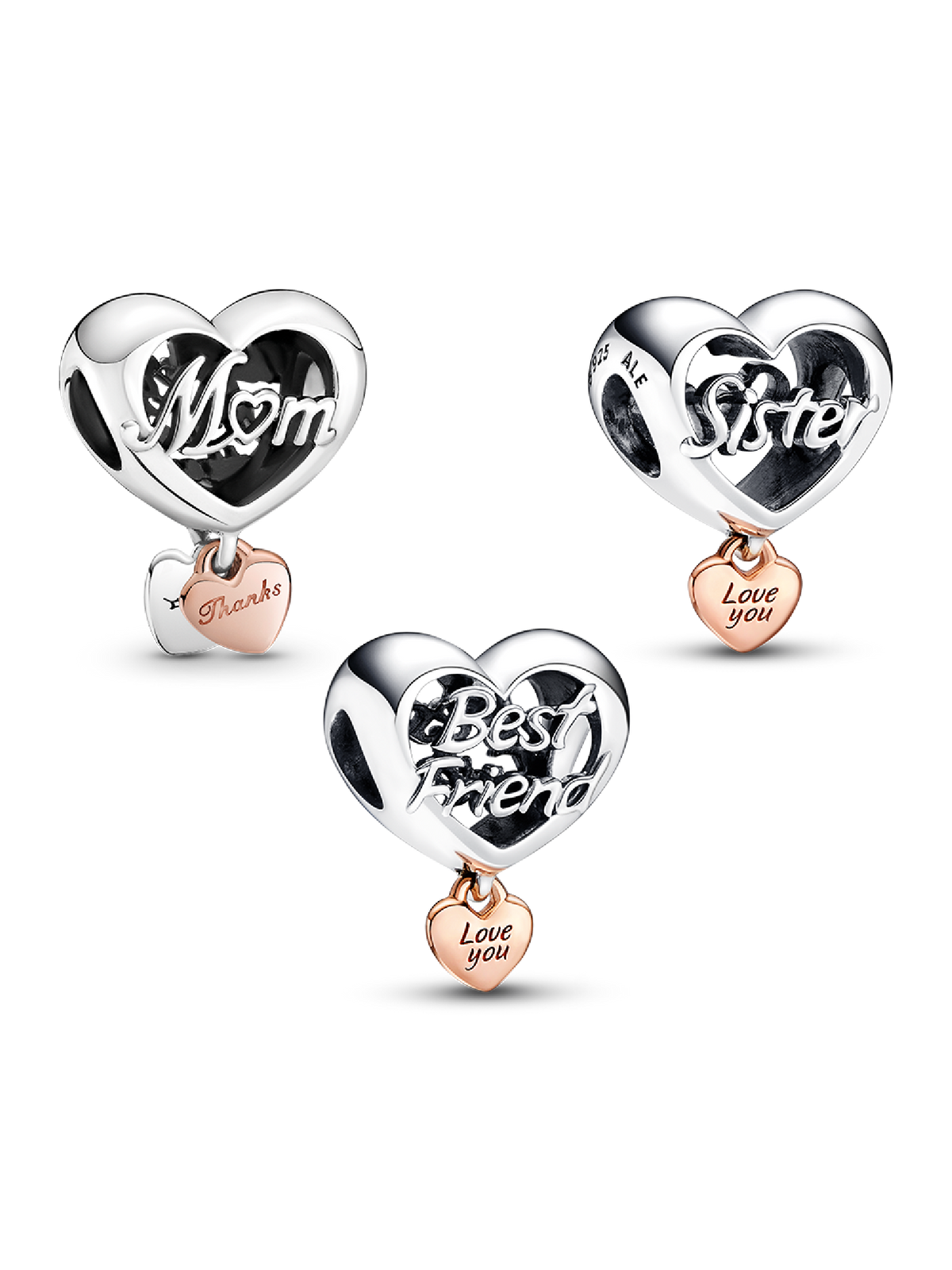 Best Girl Friends Charm Trio