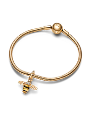 Sparkling Bee Charm Bracelet Set