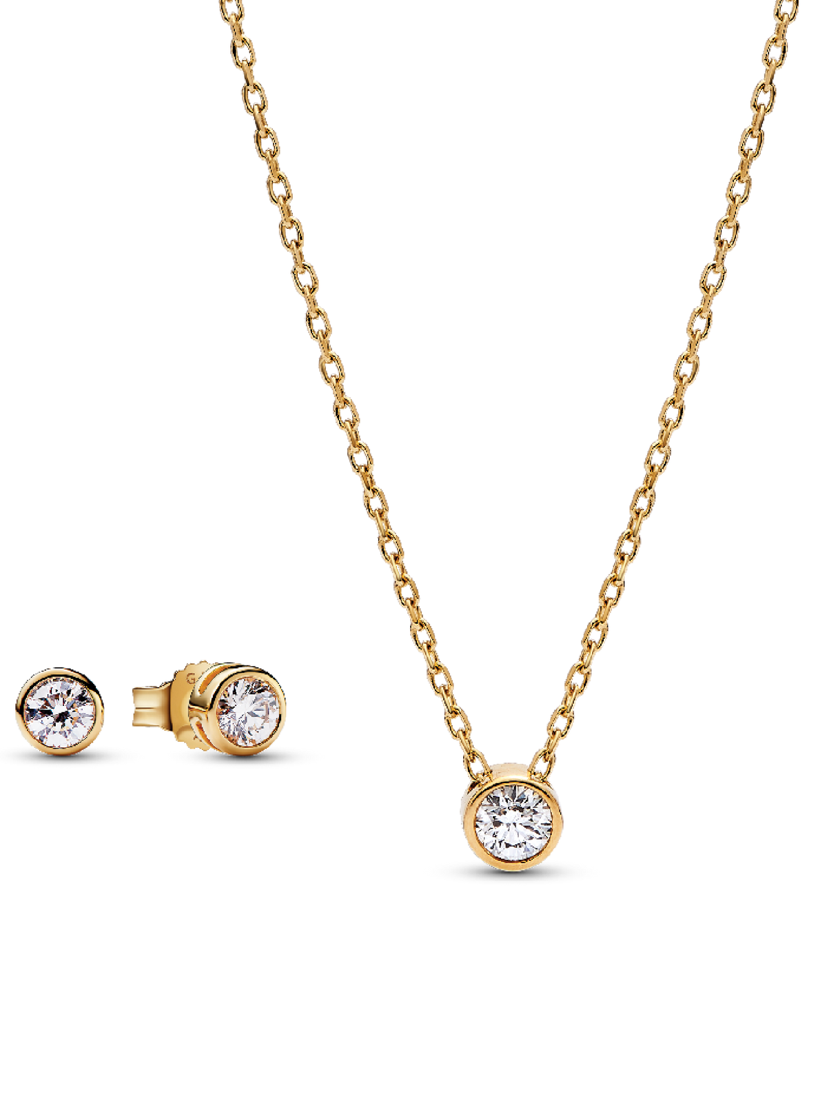 Pandora Era Lab-grown Diamond Jewelry Gift Set, 14k Gold