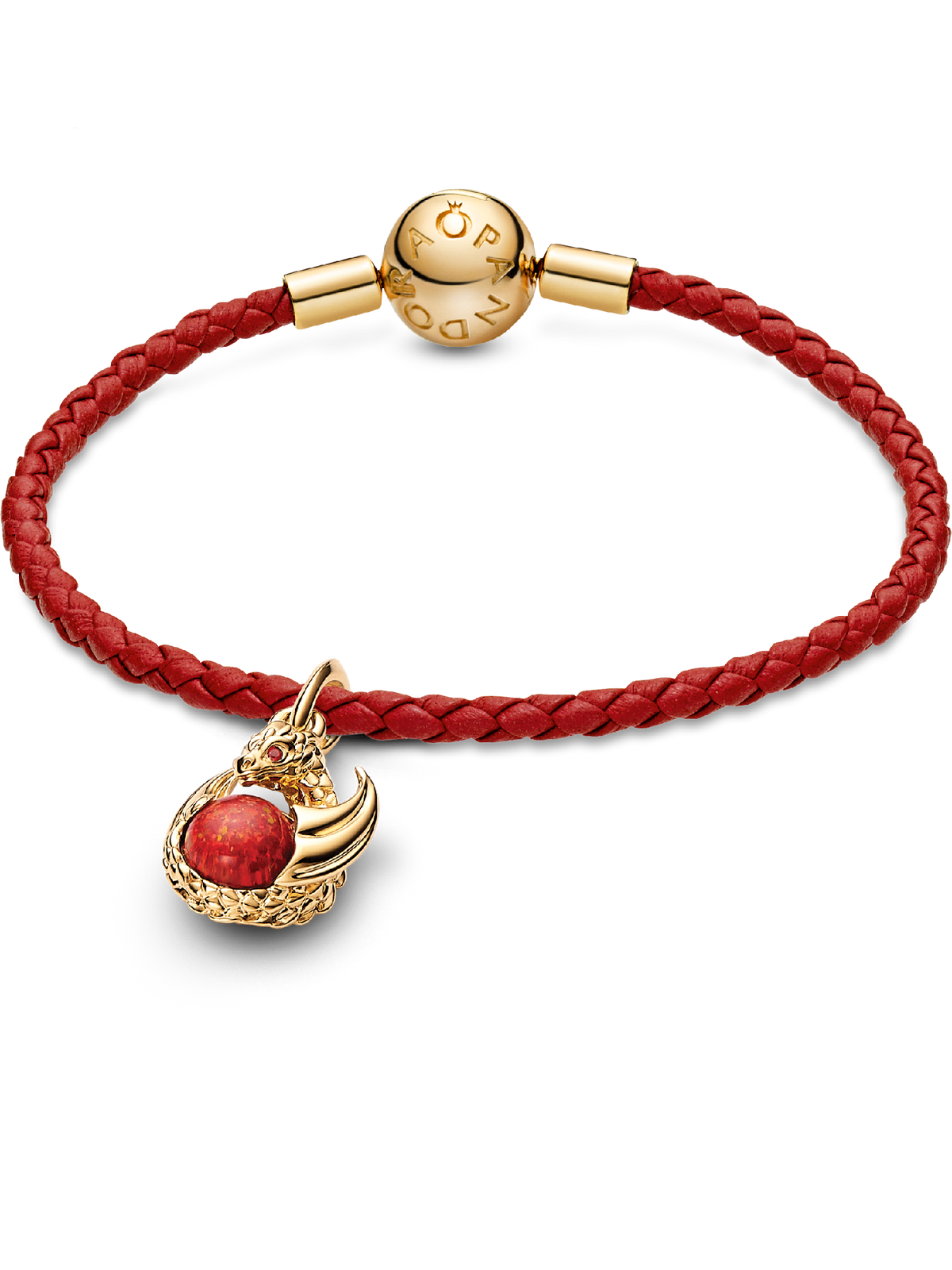 Game of Thrones Red Fire Dangle Charm Bracelet Set