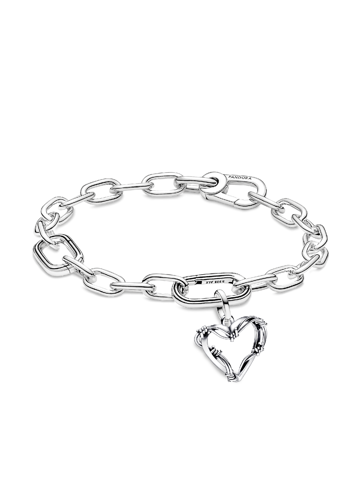 Barbed Wire Heart Bracelet Set