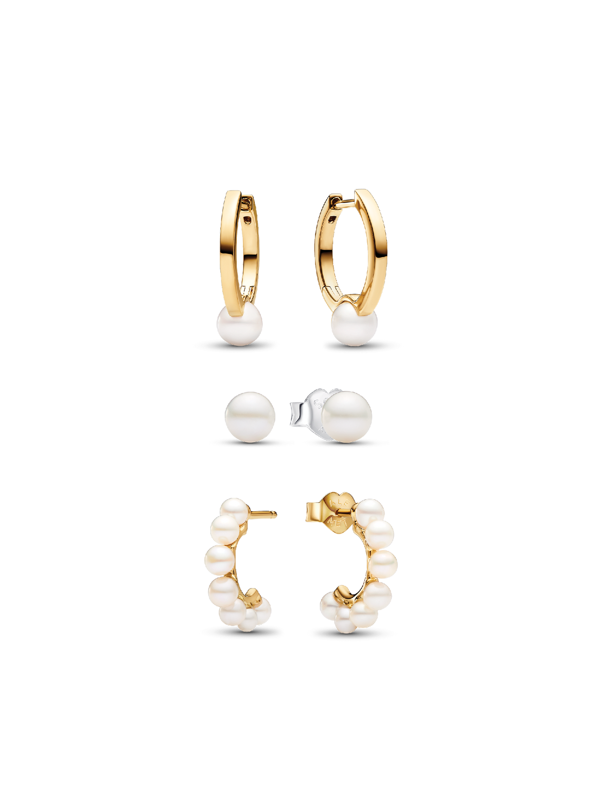 Treated Freshwater Cultured Pearl Earring Set