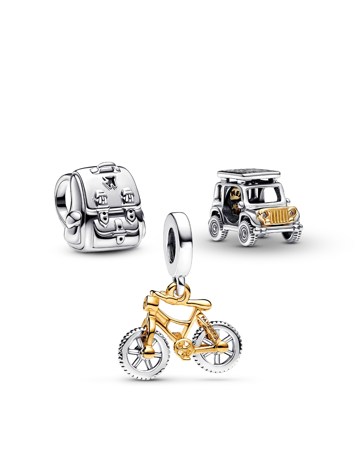 Let's Go On An Adventure Charm Trio
