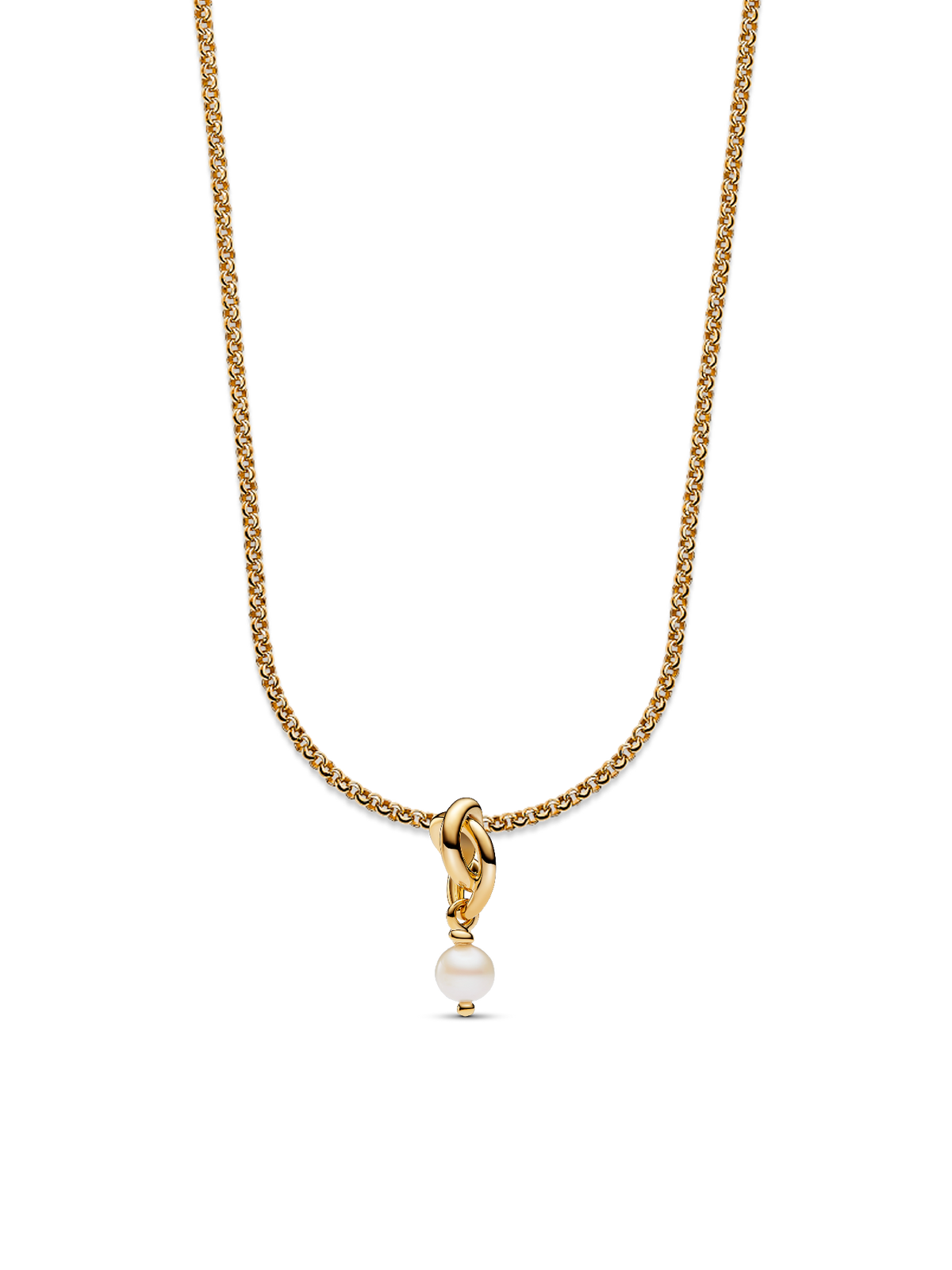 June Eternity Circle Dangle Charm Necklace Set