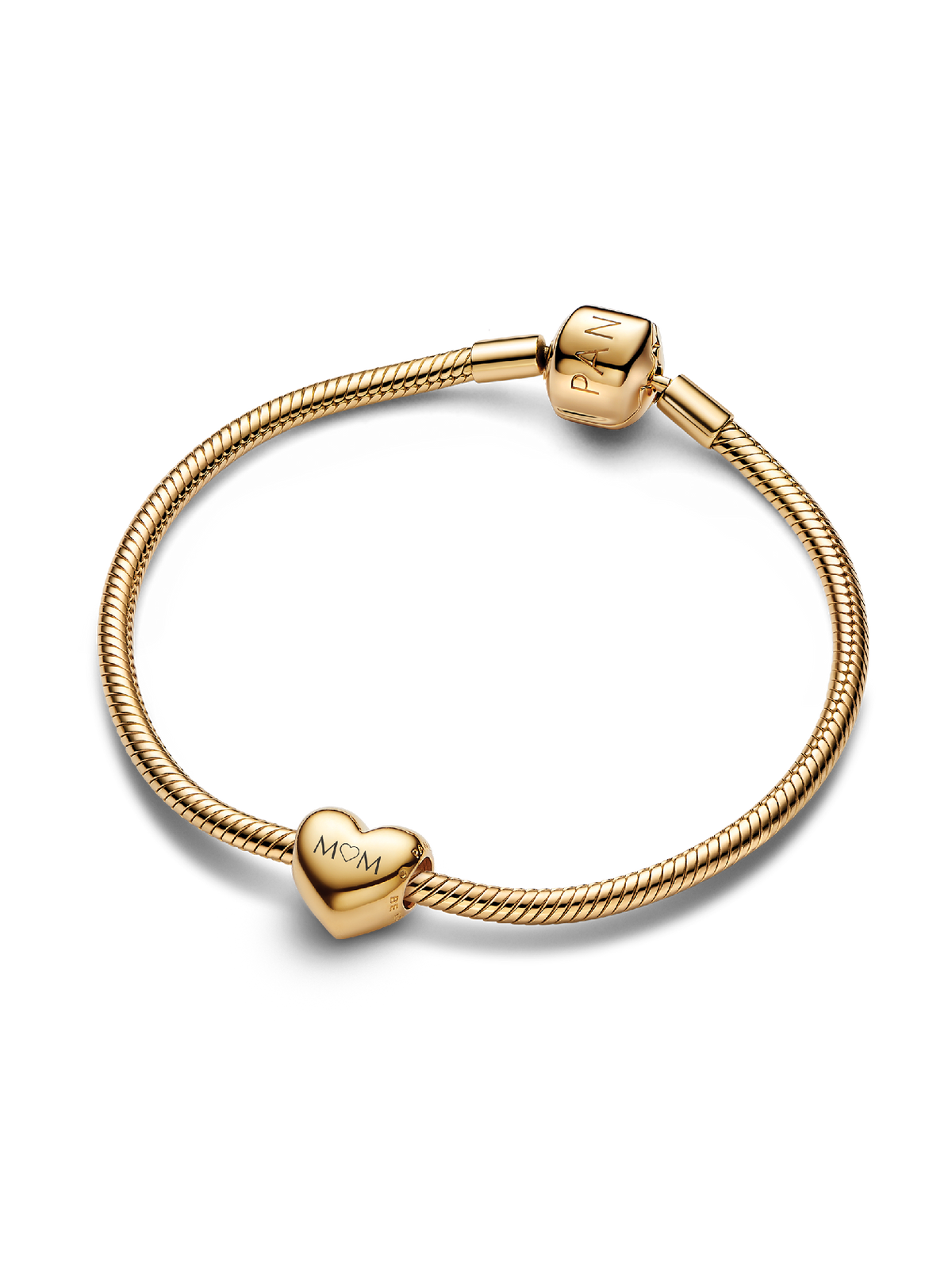 BE LOVE Engravable Heart Bracelet Set