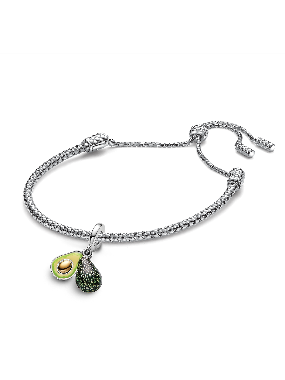 Avocado Dangle Charm Bracelet Set