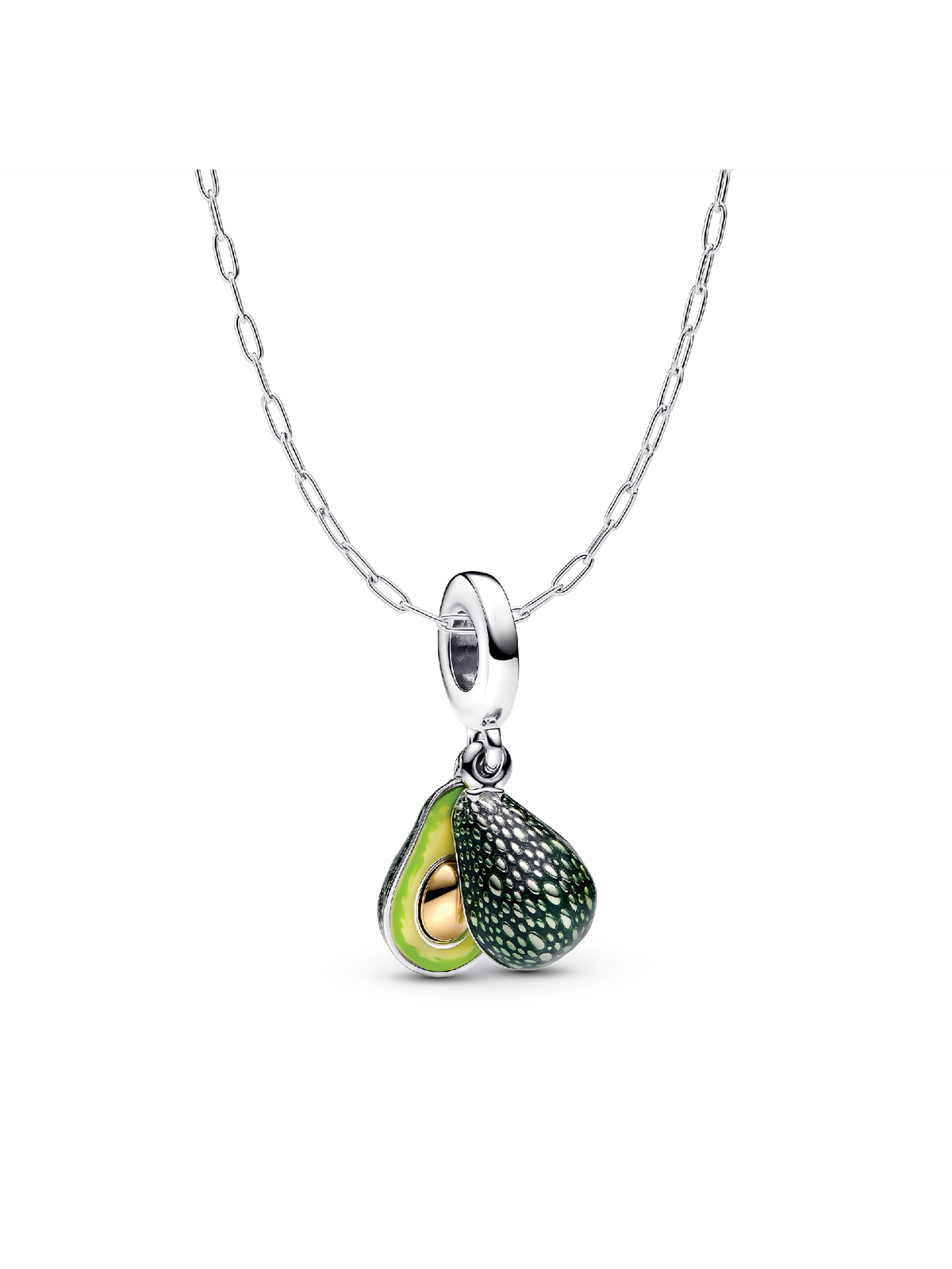 Avocado Dangle Charm Necklace Set