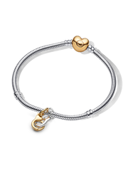 Linked Up Handcuff Dangle Charm Bracelet Set
