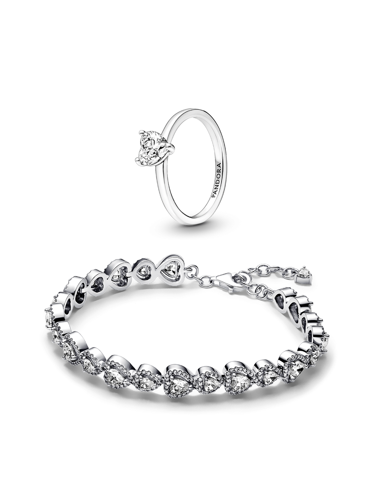 Halo Hearts Jewelry Set