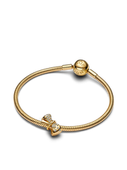 Gold Sparkling Bow Bracelet Set