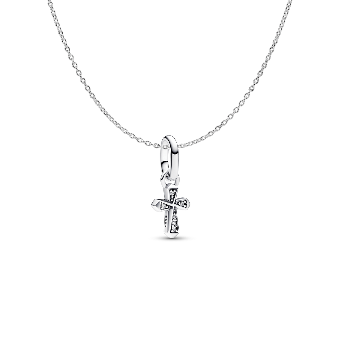 Mini Cross Charm Necklace Set