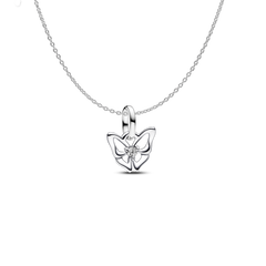 Mini Butterfly Charm Necklace Set