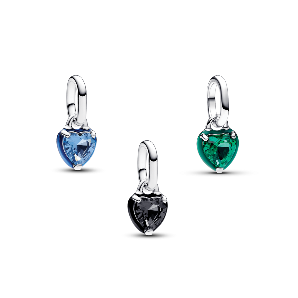 Mini Hearts Charm Trio