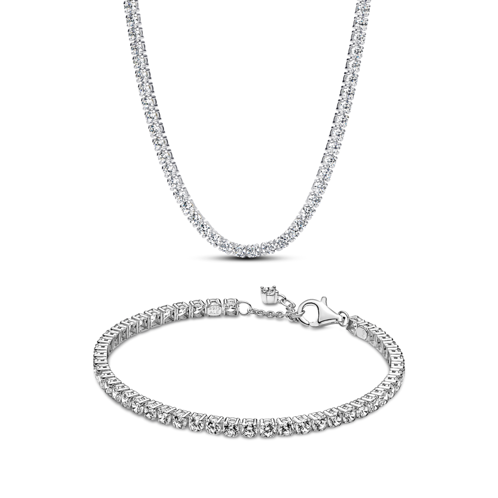 Tennis Style Jewelry Set