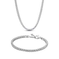 Tennis Style Jewelry Set