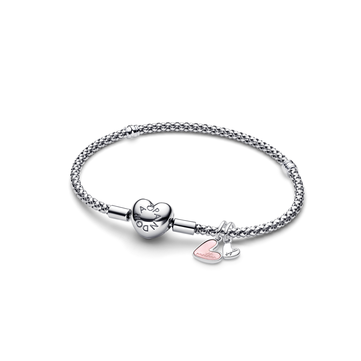 Mother Daughter Dangle Charm Bracelet