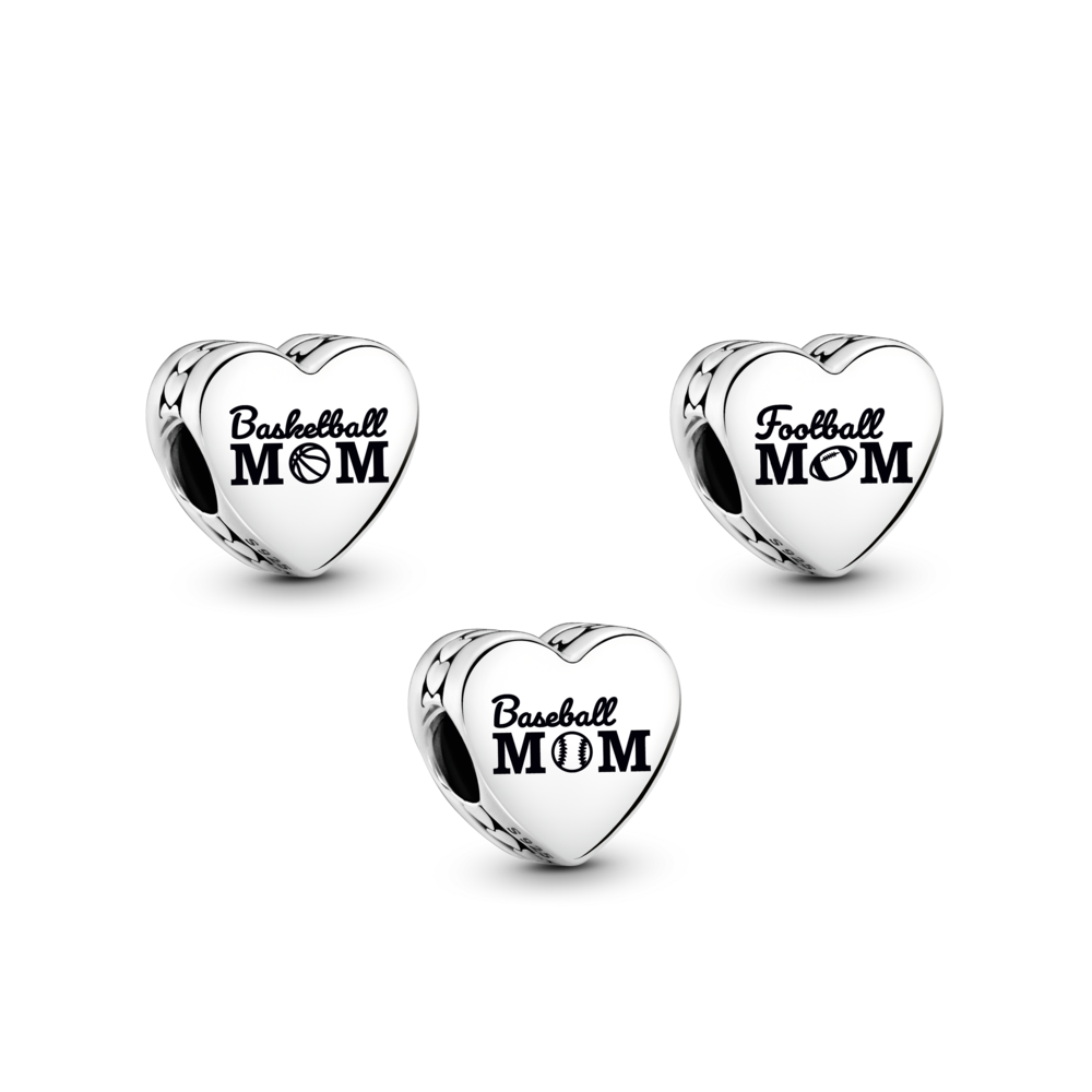 Sports Mom Charm Trio