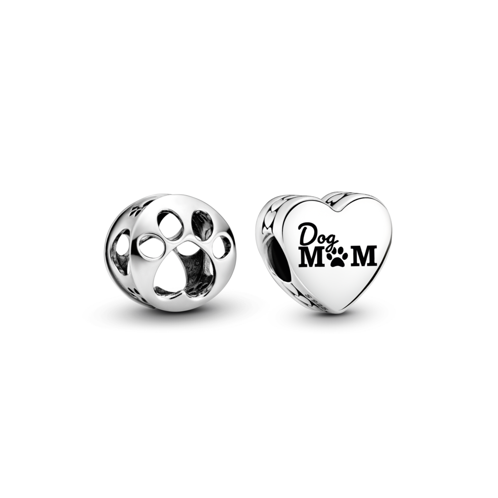 Dog Mom Charm Duo