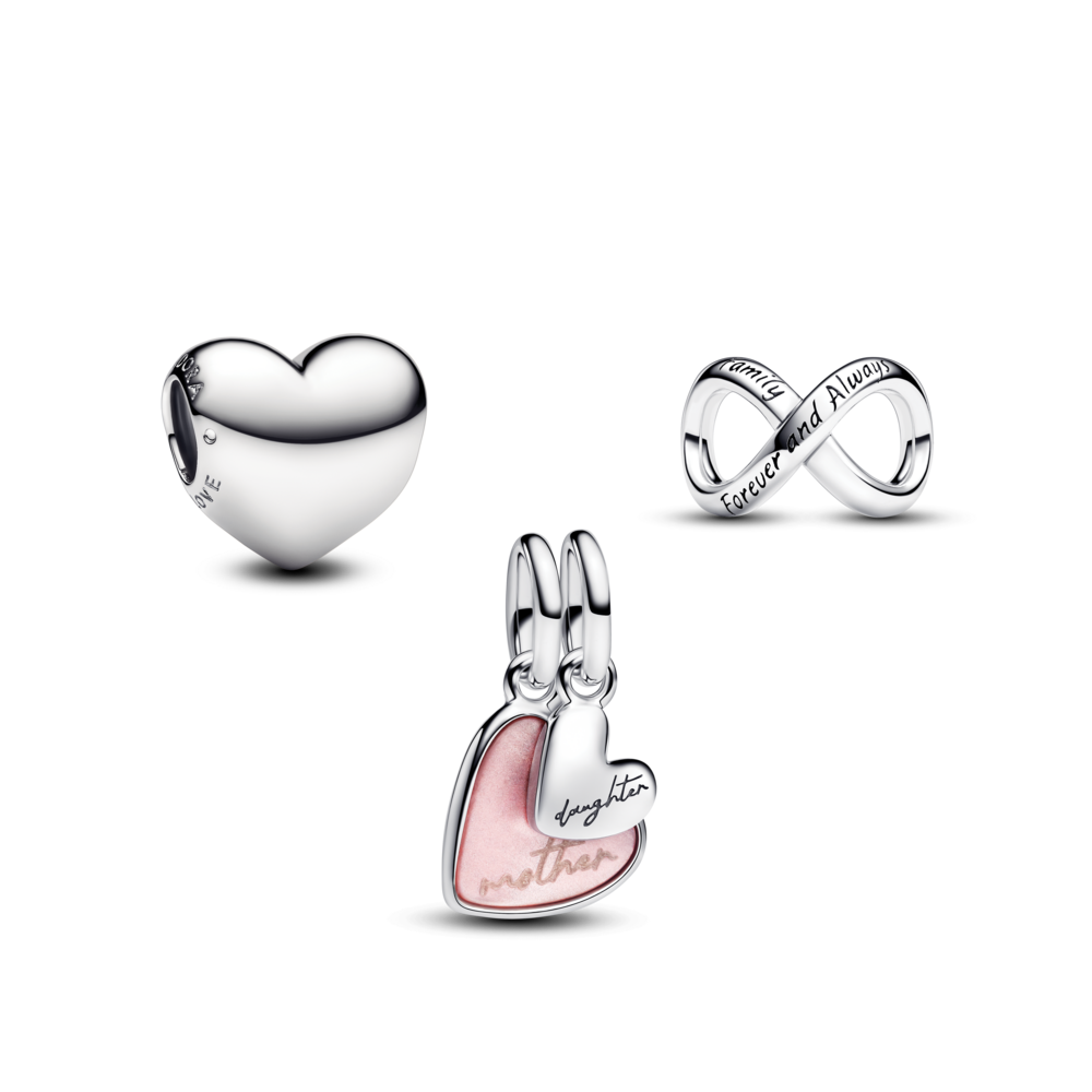 Mom Infinty Love Charm Trio