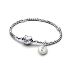 Mother's Day Pearl Charm Bracelet Set