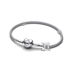 Gemini Zodiac Charm Studded Bracelet Set