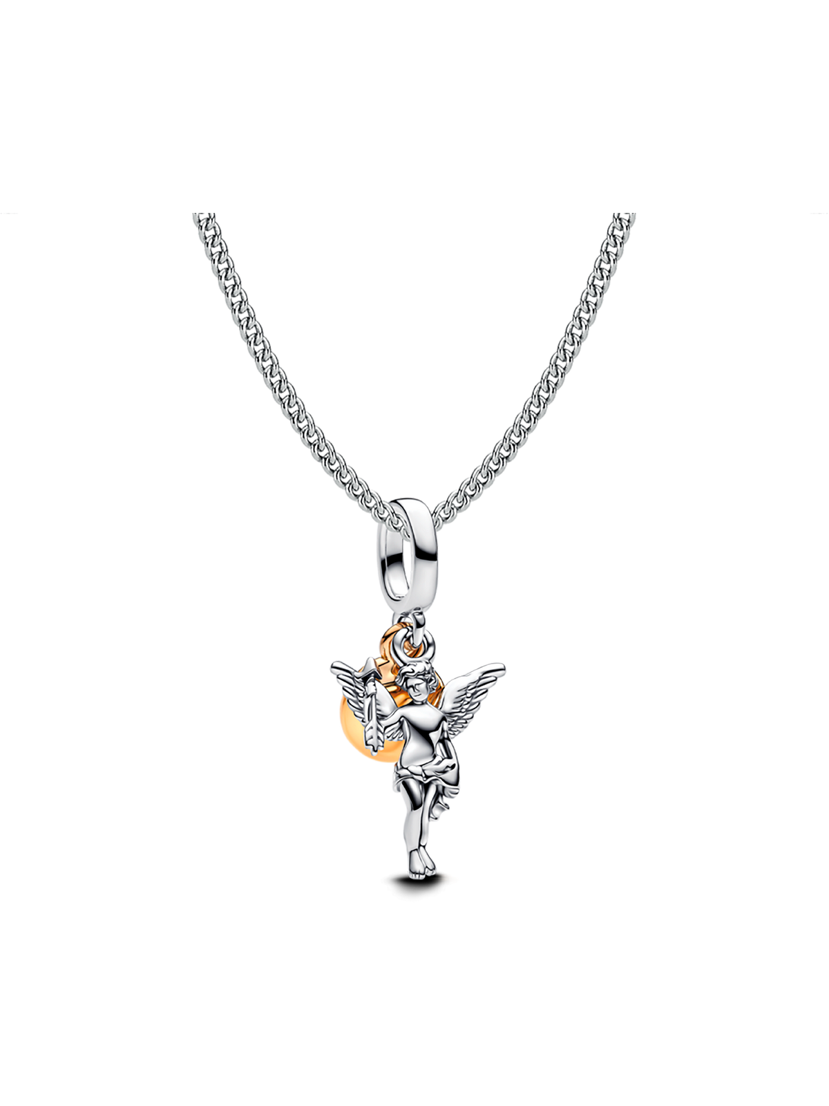 Cupid Dangle Charm Necklace