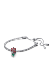 Rose in Bloom Charm Bracelet