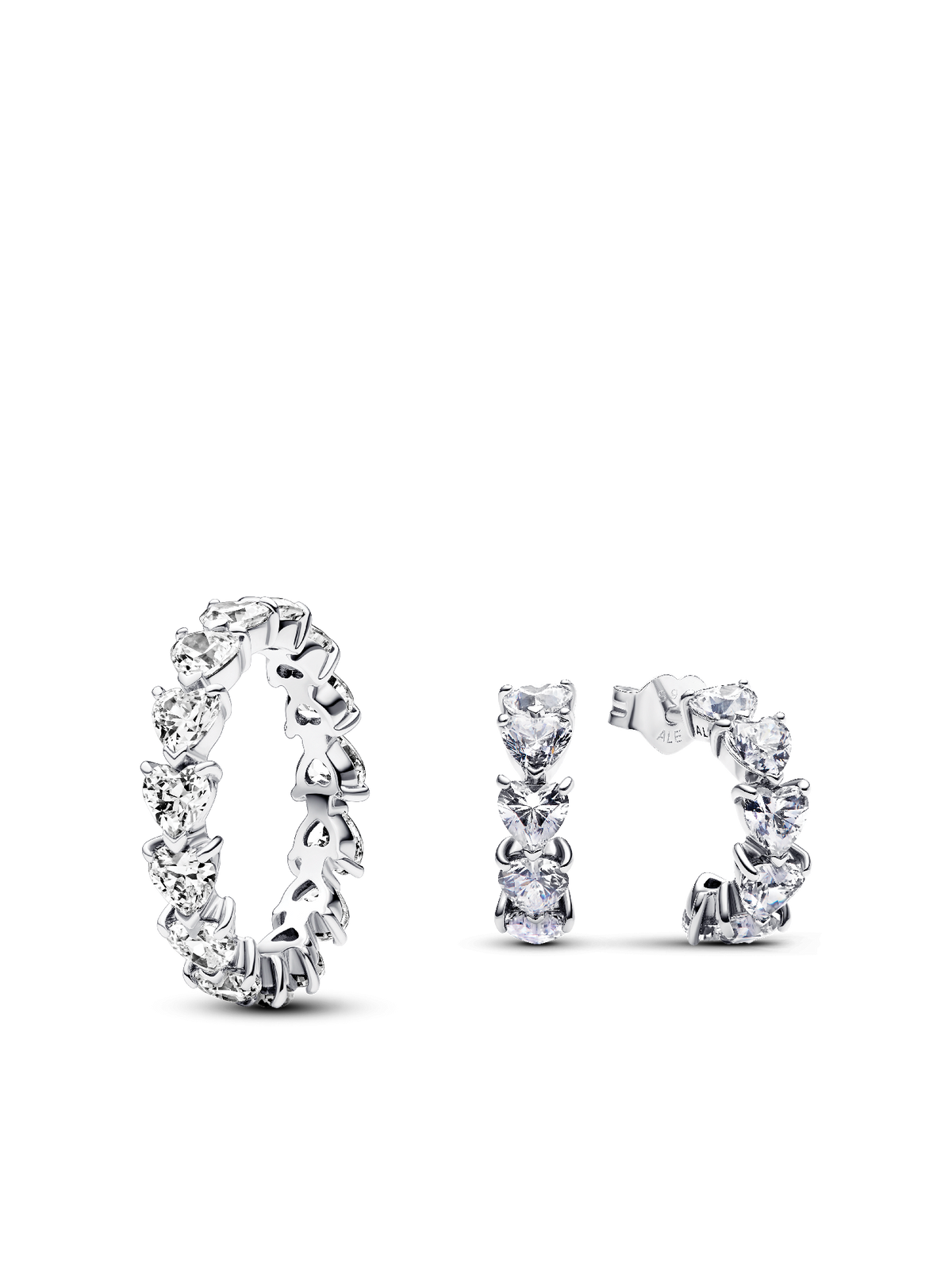 The Path of Love Ring and Earring Set