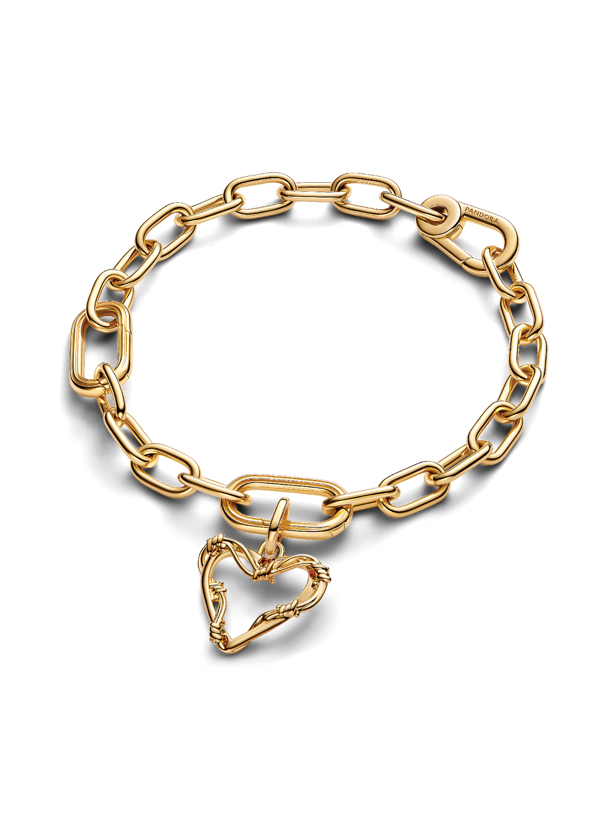 Barbed Wire Heart Bracelet Set