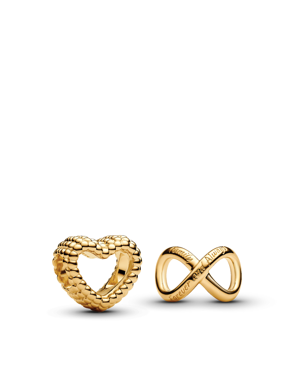 Golden Always and Forever Charm Duo