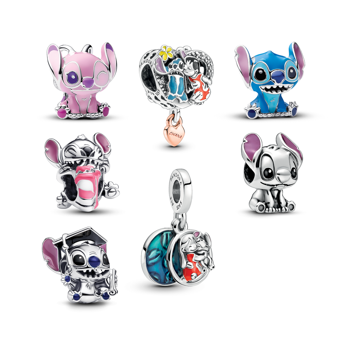 Disney x Pandora Lilo and Stitch Charm Set