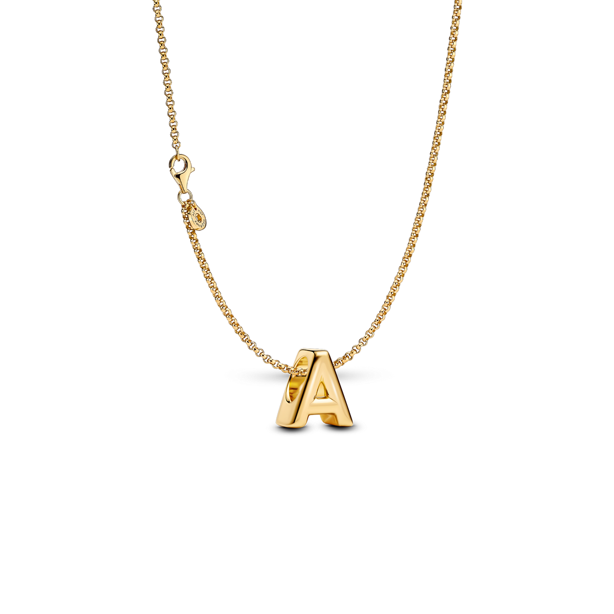 Letter A Charm Necklace
