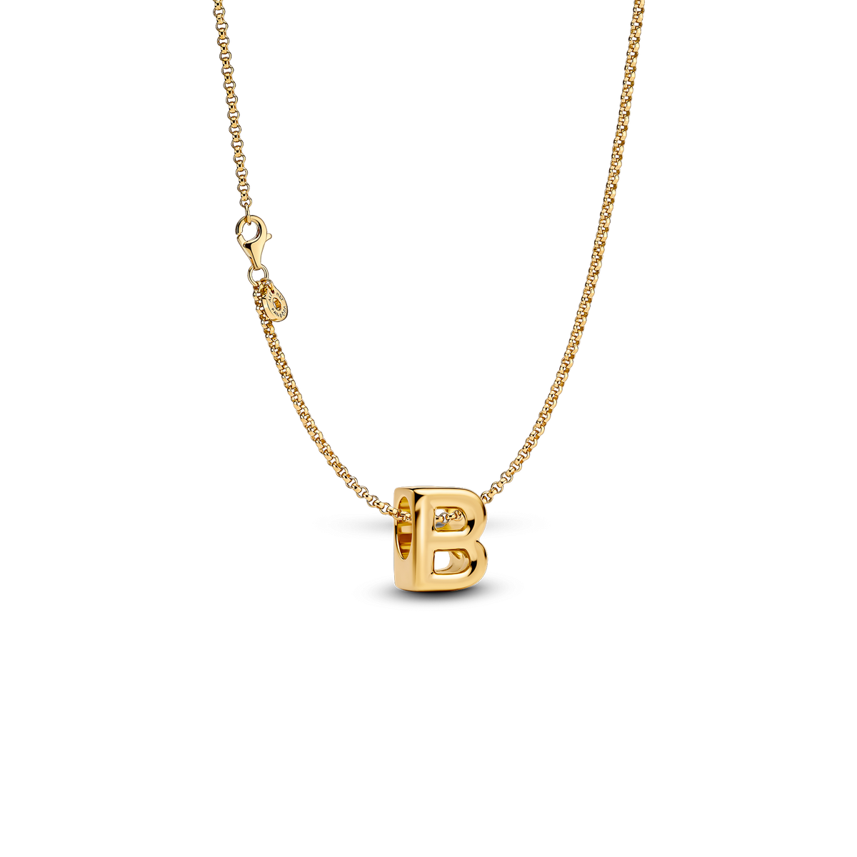 Letter B Charm Necklace