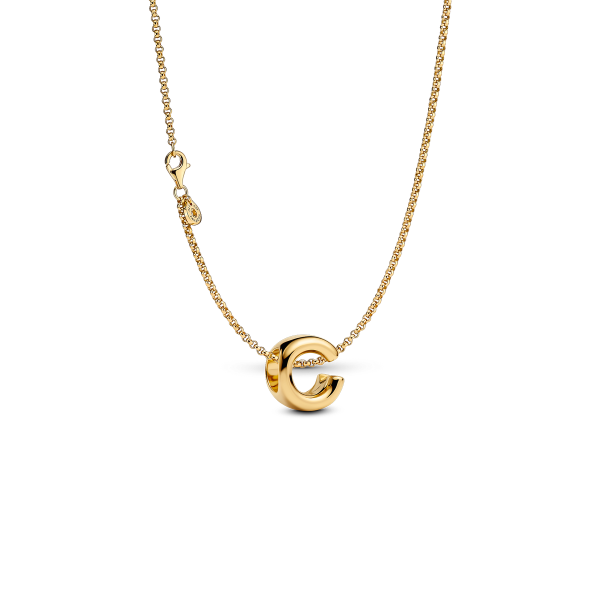 Letter C Charm Necklace