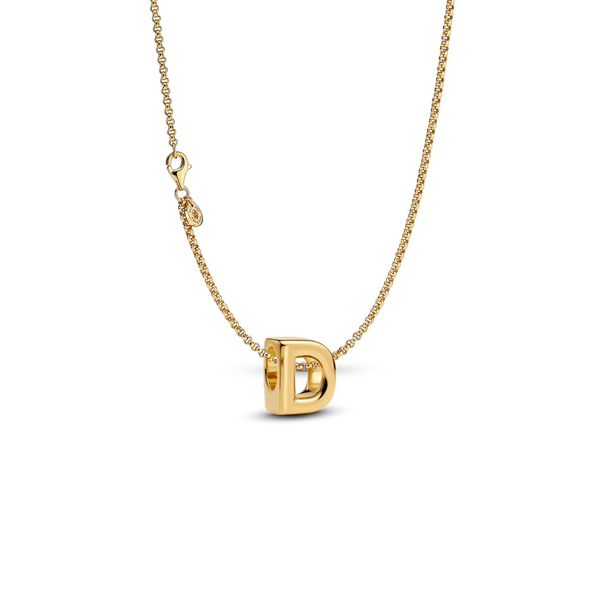 Letter D Charm Necklace