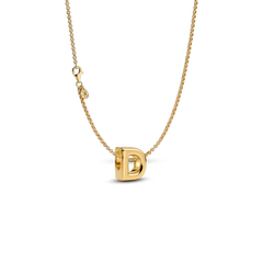 Letter D Charm Necklace