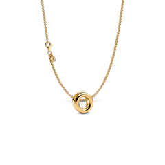 Letter O Charm Necklace