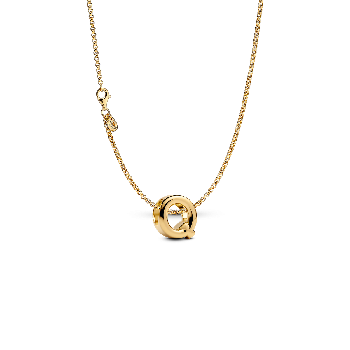 Letter Q Charm Necklace